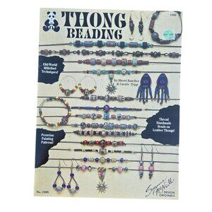 Thong Beading Book By Sherri Haab & Carole Tripp 1994 Jewelry Making